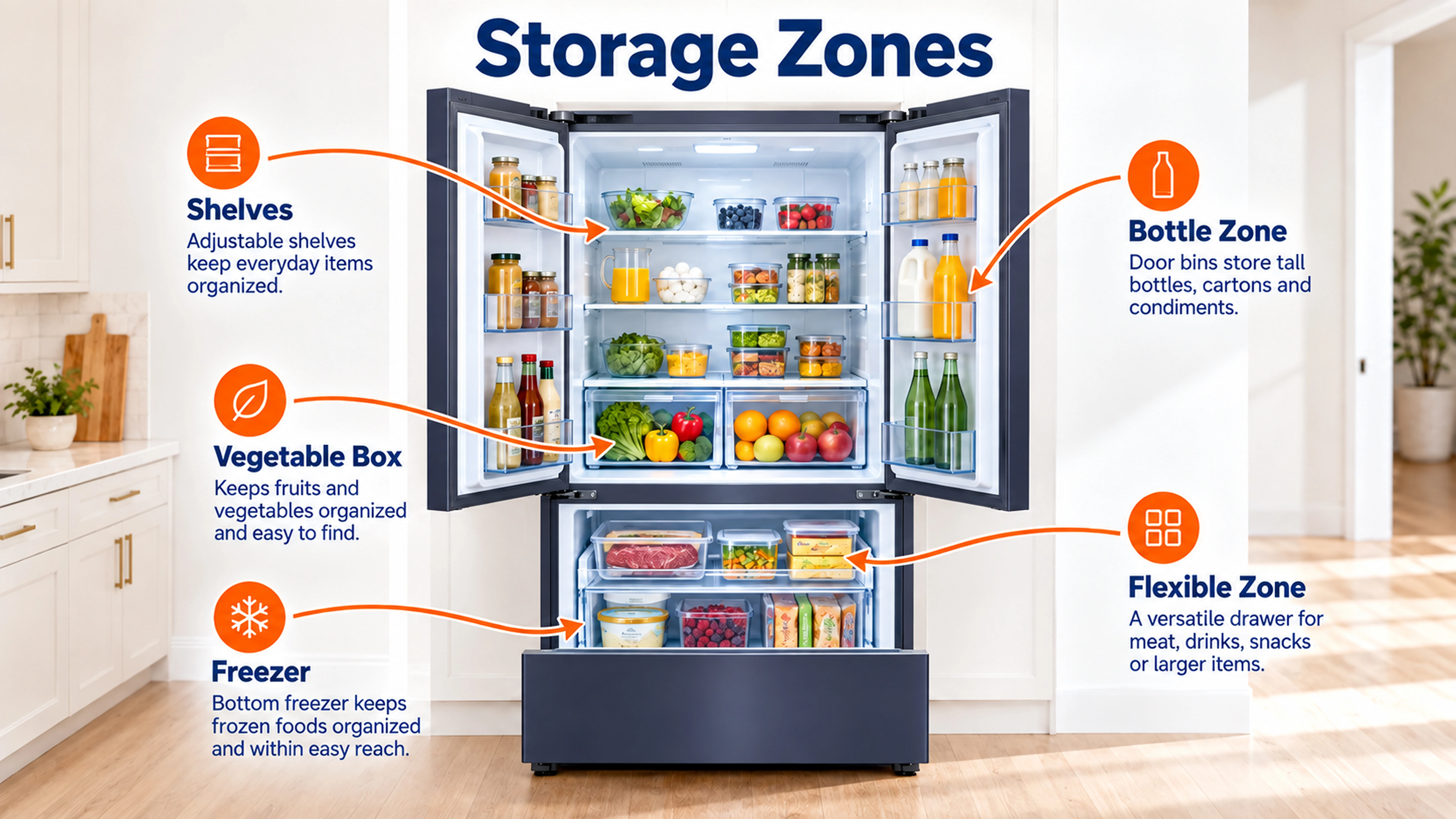 Refrigerator installation and measurement checklist