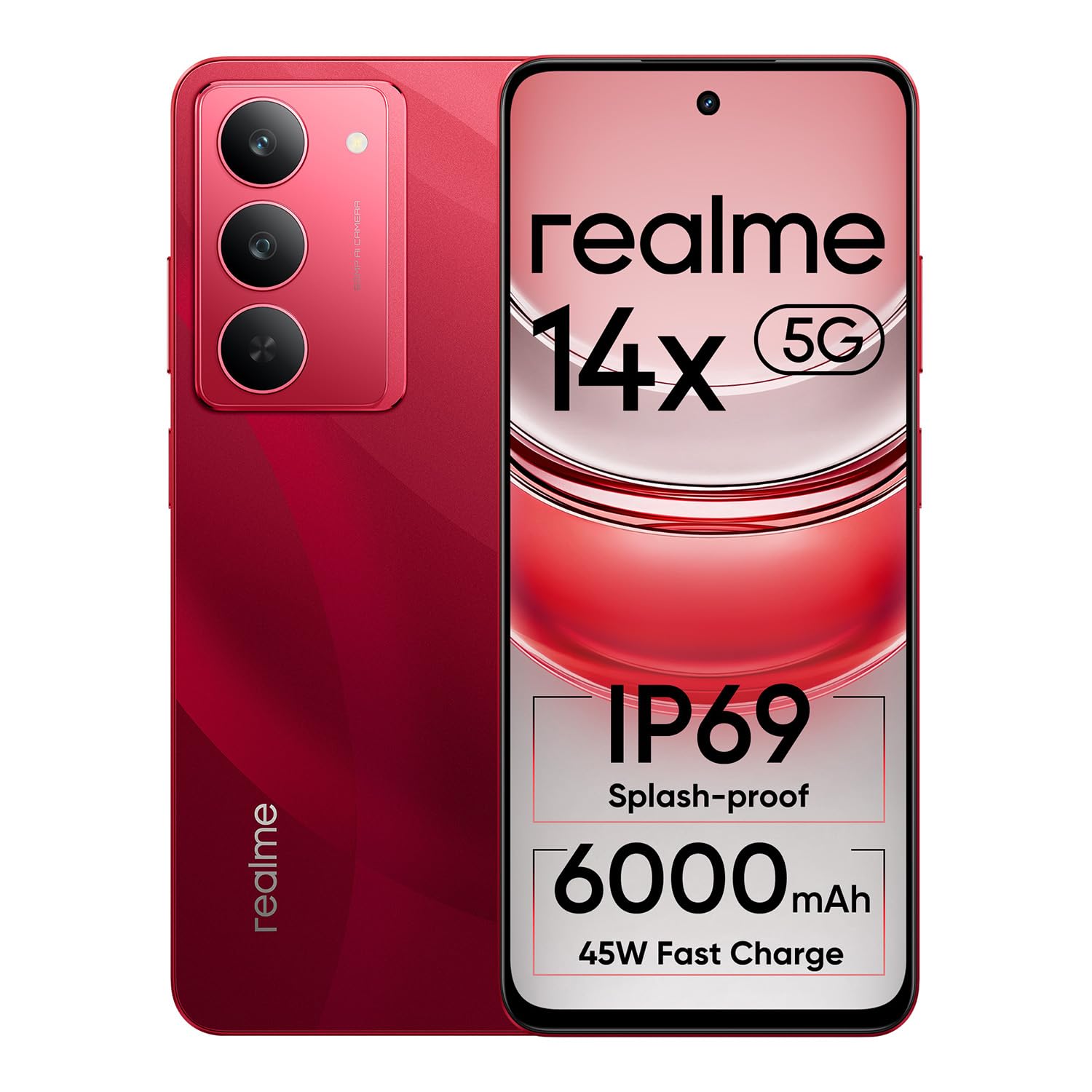 realme 14x 5G Smartphone - 6GB RAM, 128GB Storage, 6.67