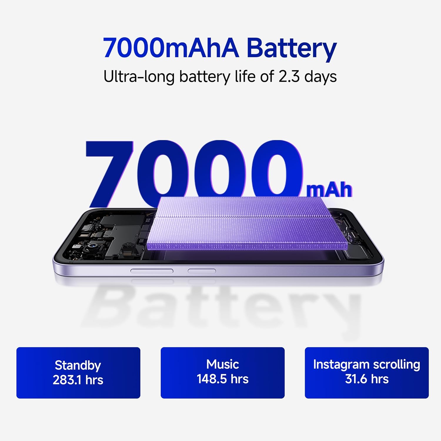 Redmi 15 5G Sandy Purple - 8GB RAM, 256GB Storage, 7000mAh Battery