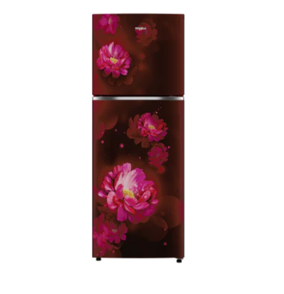 【新品未開封】ARIRAN velvet red vhnyl Whirlpool 235L 2 Star Frost-Free Double Door Refrigerator (NEO