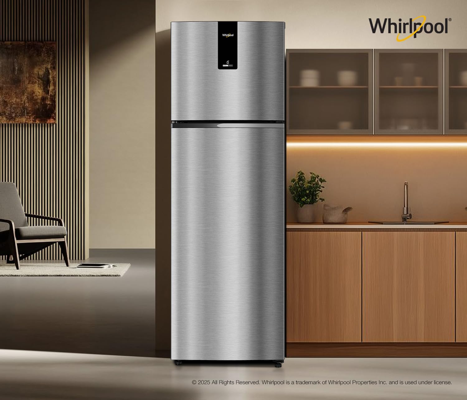Whirlpool 235L 2 Star Frost-Free Double Door Refrigerator (22316