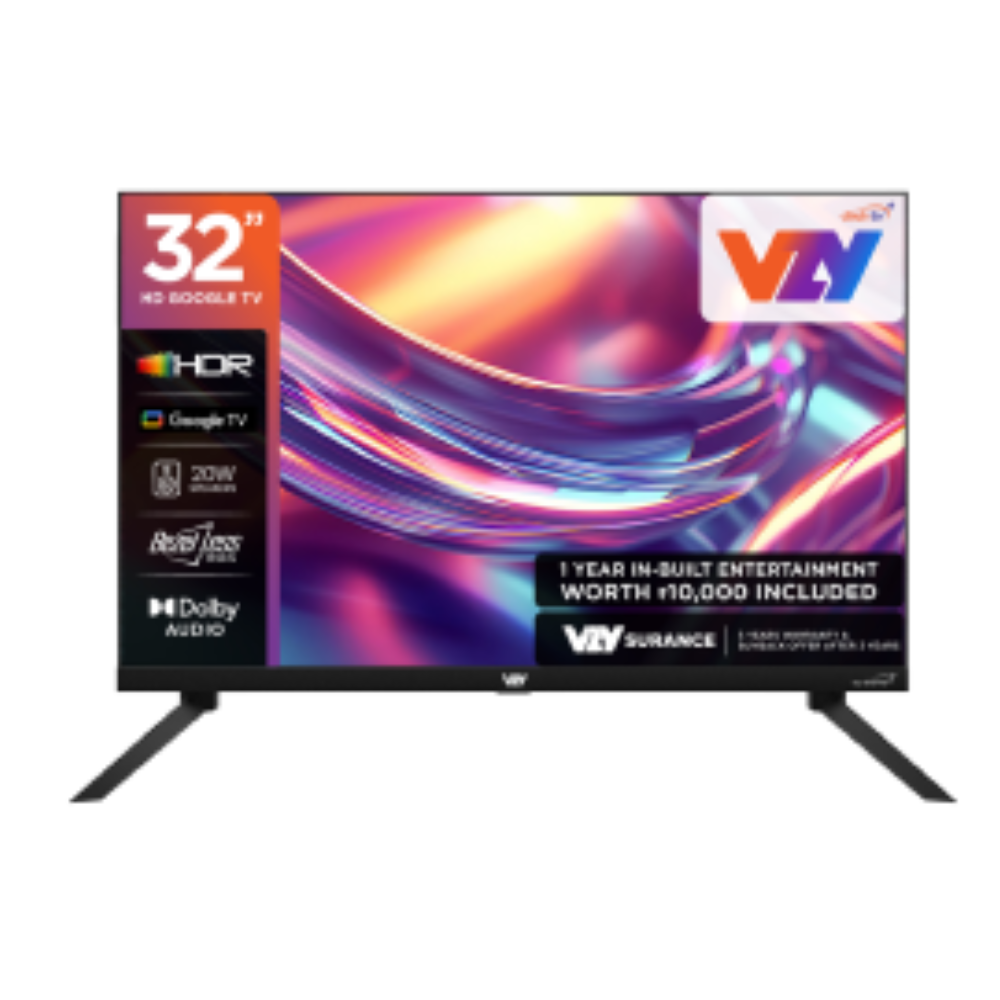 Vzy 32 Inch HD Ready Smart Google LED TV (32HDLG5G)