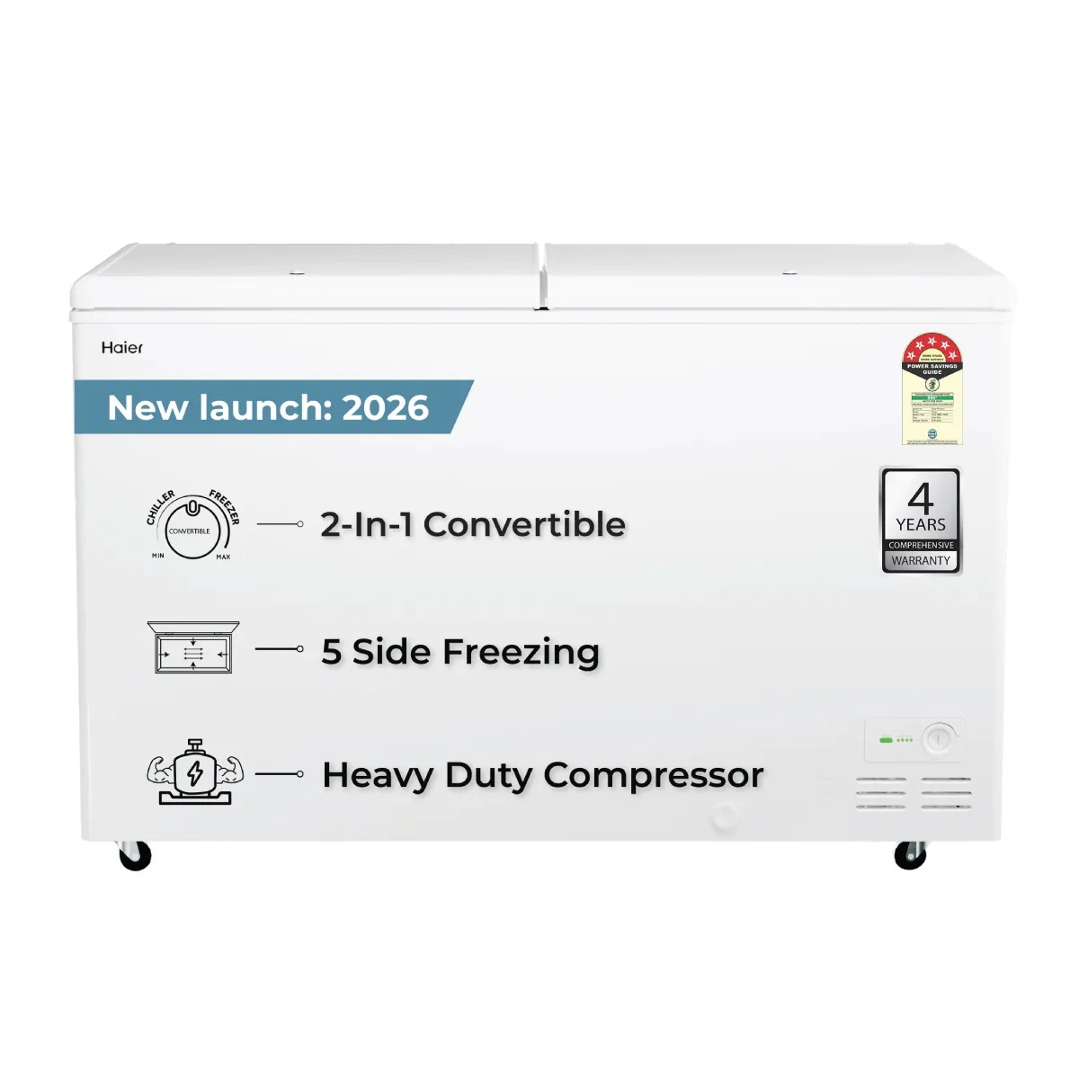 Haier 588L Chest Freezer with Fast Cooling & Large Storage
