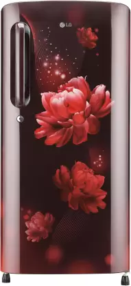 LG 190 L Direct Cool Single Door 5 Star Refrigerator Scarlet