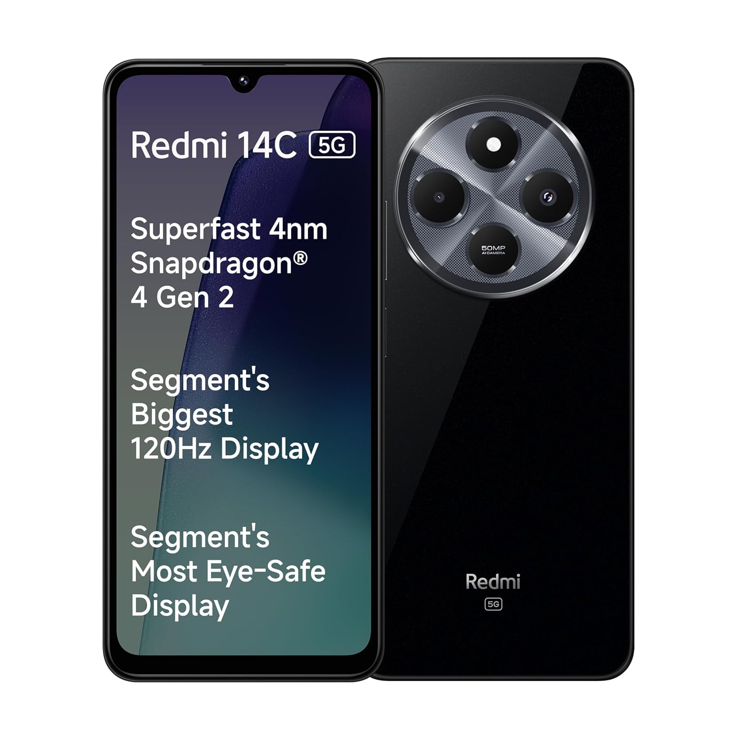 Redmi 14C 5G 64GB Starlight Blue Mobile Phone - Bharat Electronics