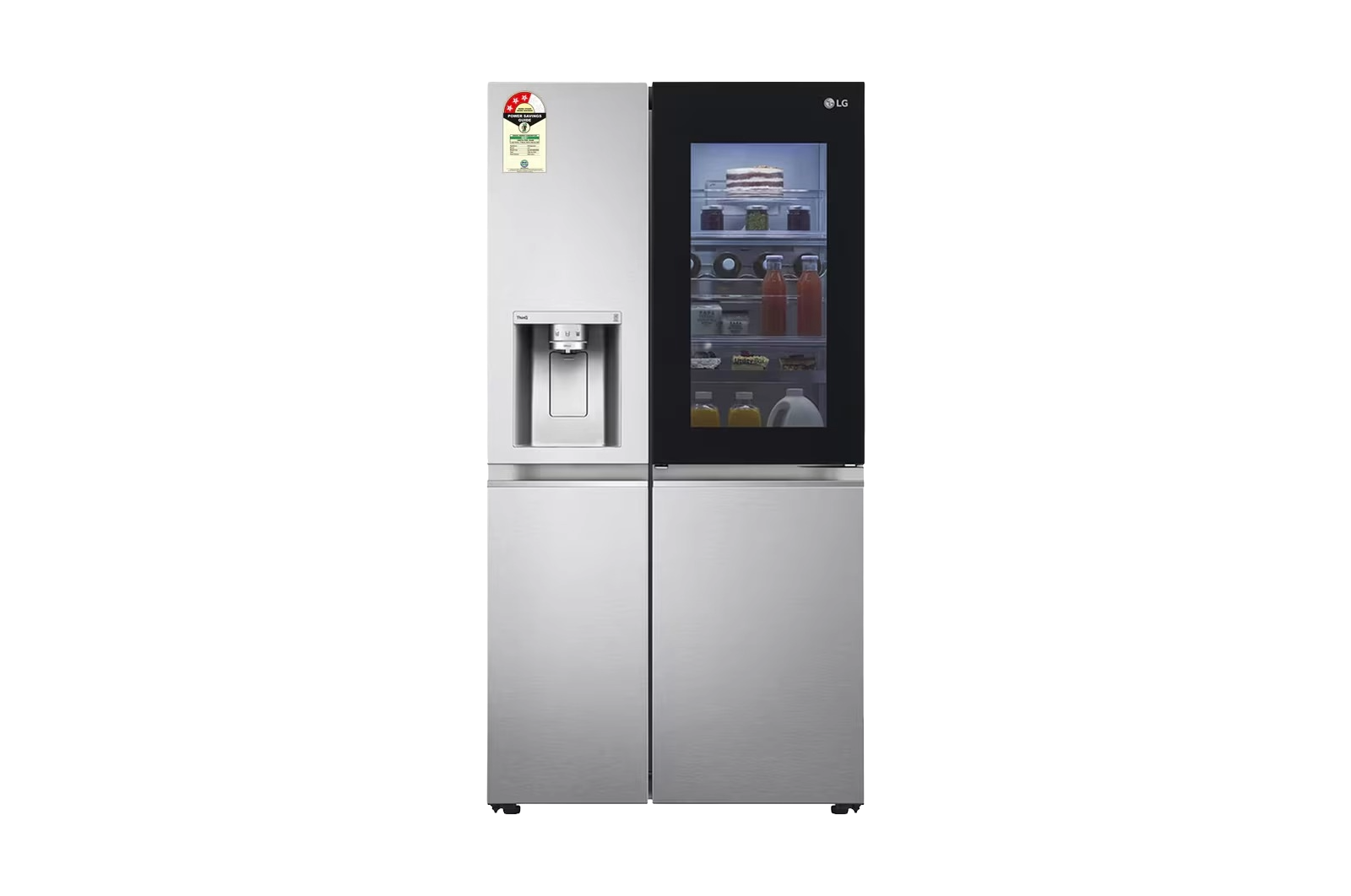 LG 650L Side by Side Refrigerator with Smart Inverter (GL-X257ABSX