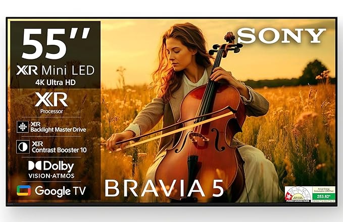 SONY 4K Ultra HD 【ヒナ@プロフィール任意】 Sony 55 Inch BRAVIA XR 4K Smart Google TV (K-55XR55A)