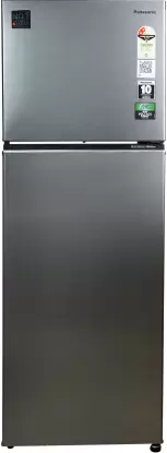 Panasonic 322 L Frost Free Double Door 2 Star Refrigerator Grey NR