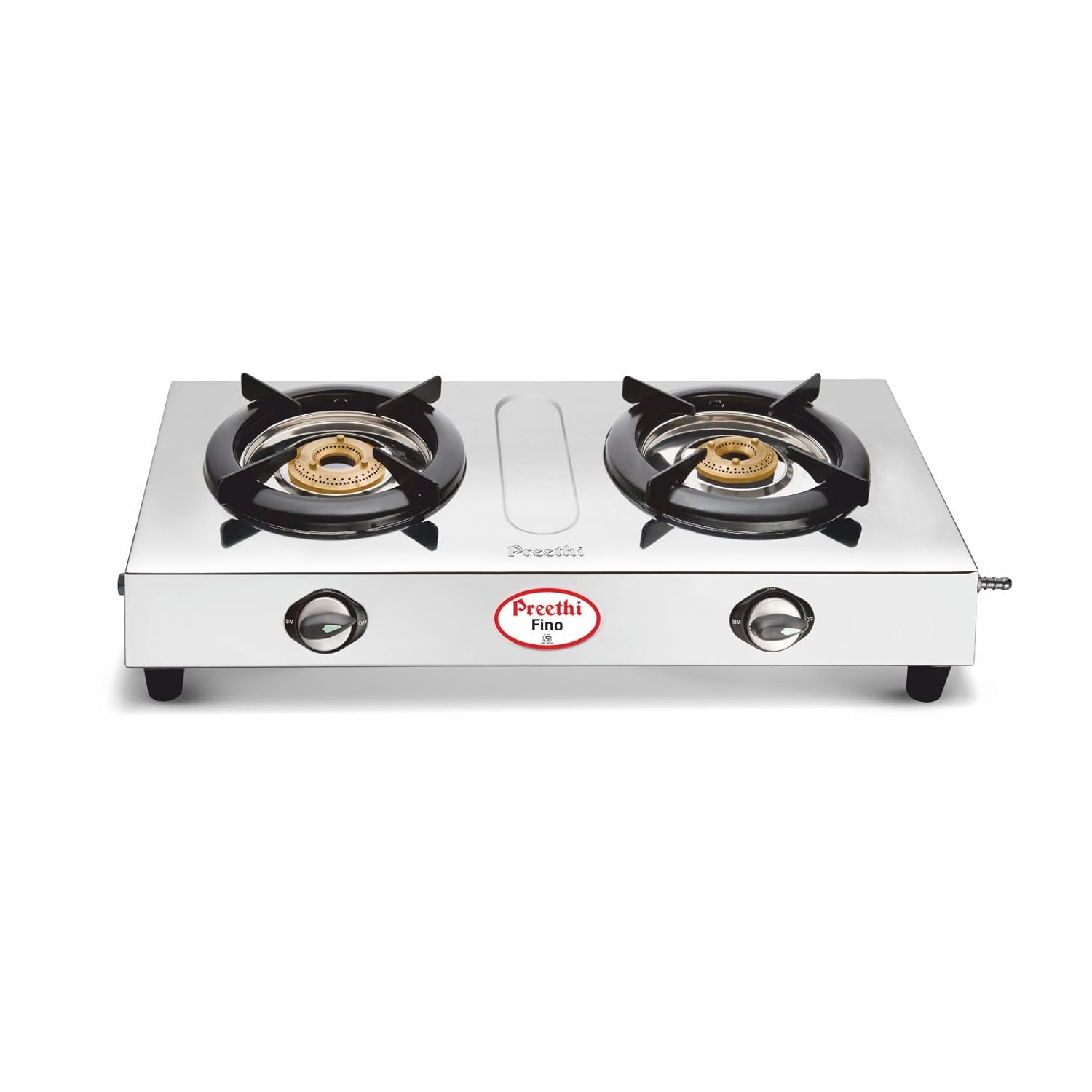 Preethi Fino 2 Burner Stainless Steel LPG Gas Stove