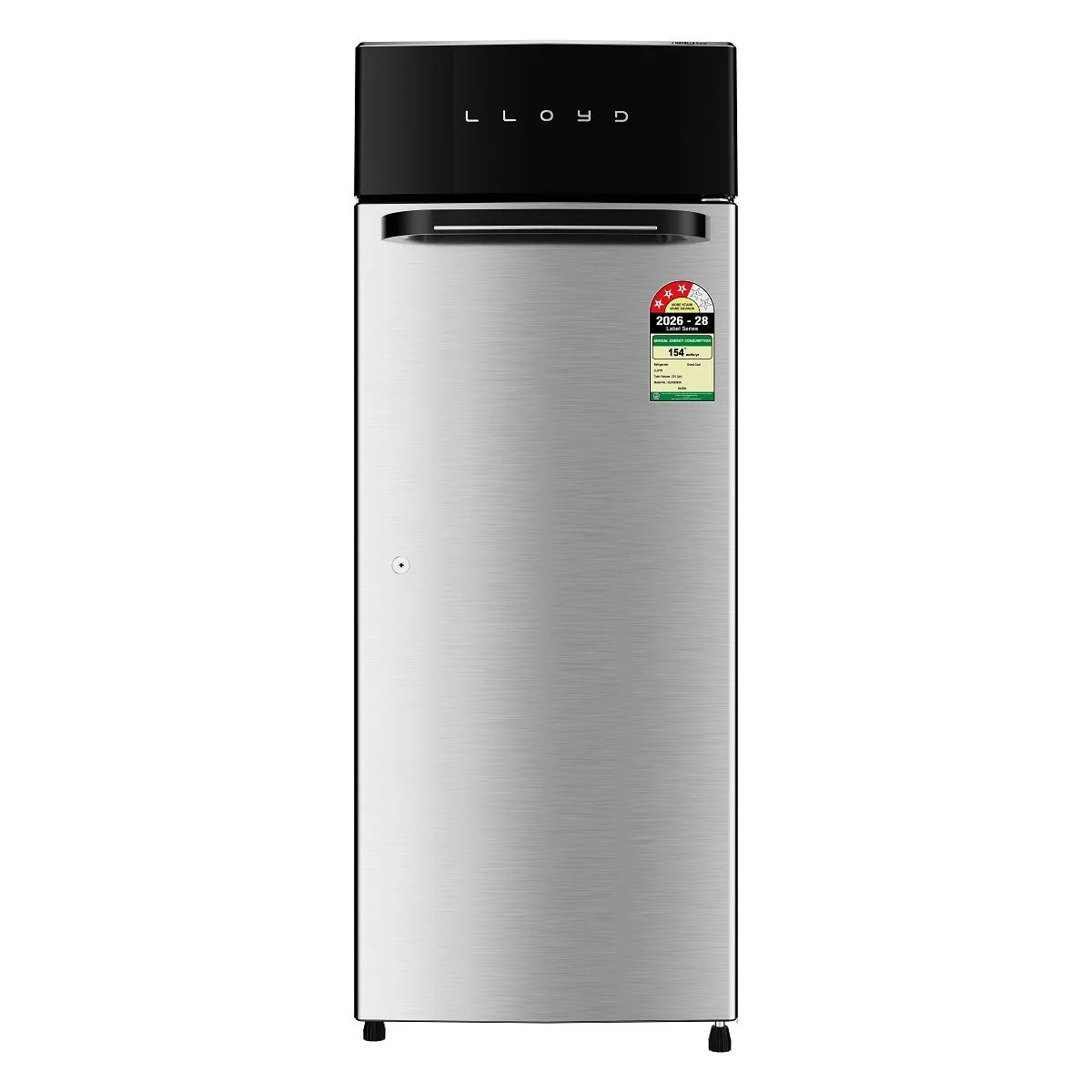 Lloyd RefriPlus Frost Free Double Door Refrigerator (GLWG263ASGCF, Steel Graphite)