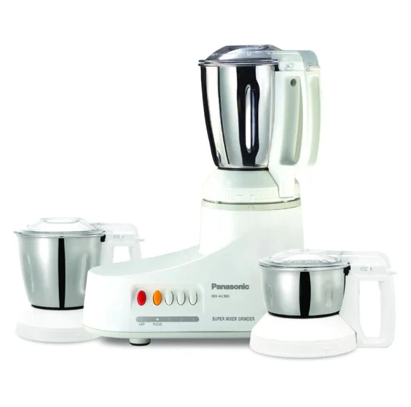 Panasonic AC-360SPLW Mixie - Powerful & Durable Mixer Grinder