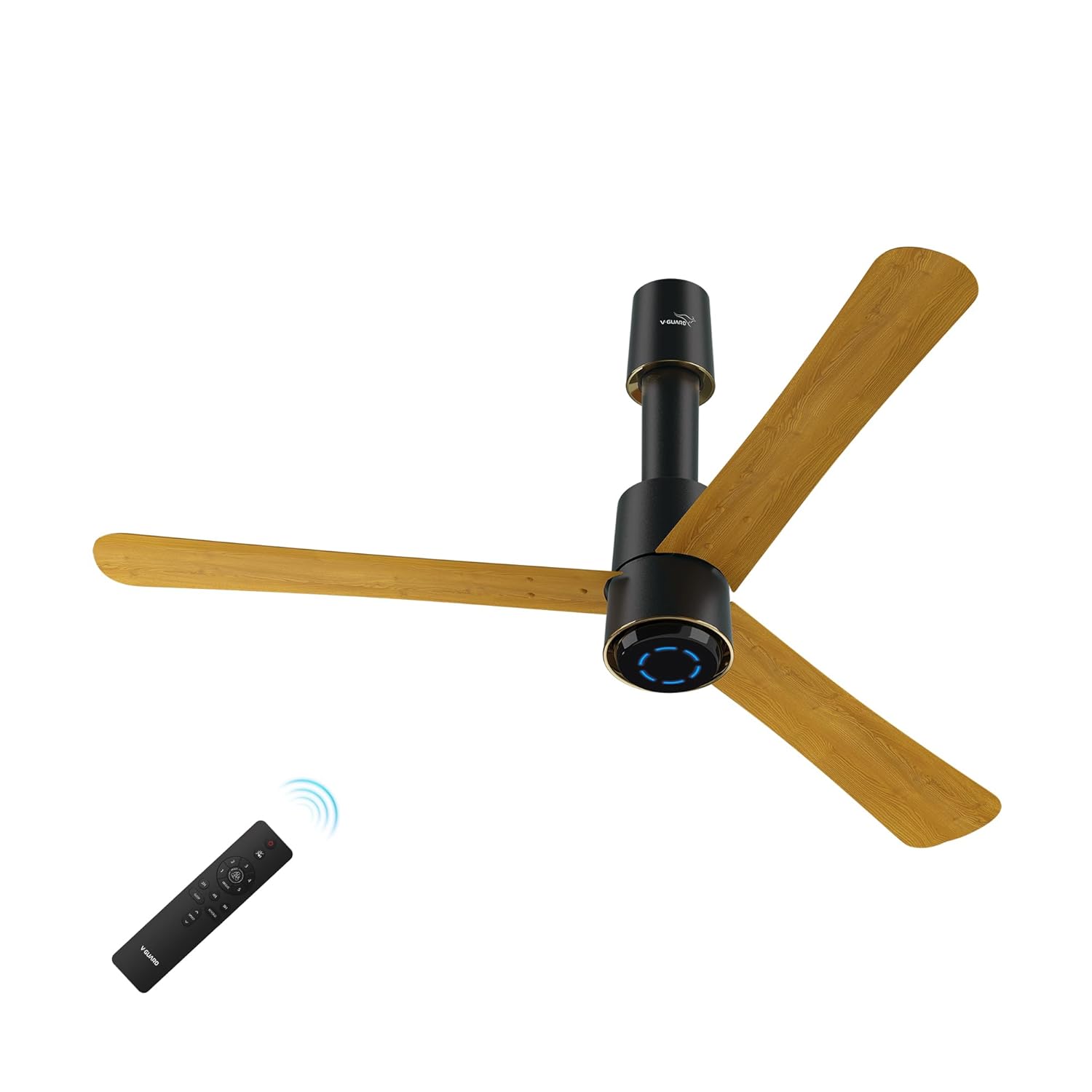V-Guard 1200mm Ceiling Fan (Insight-G, Choco Gold Wood)