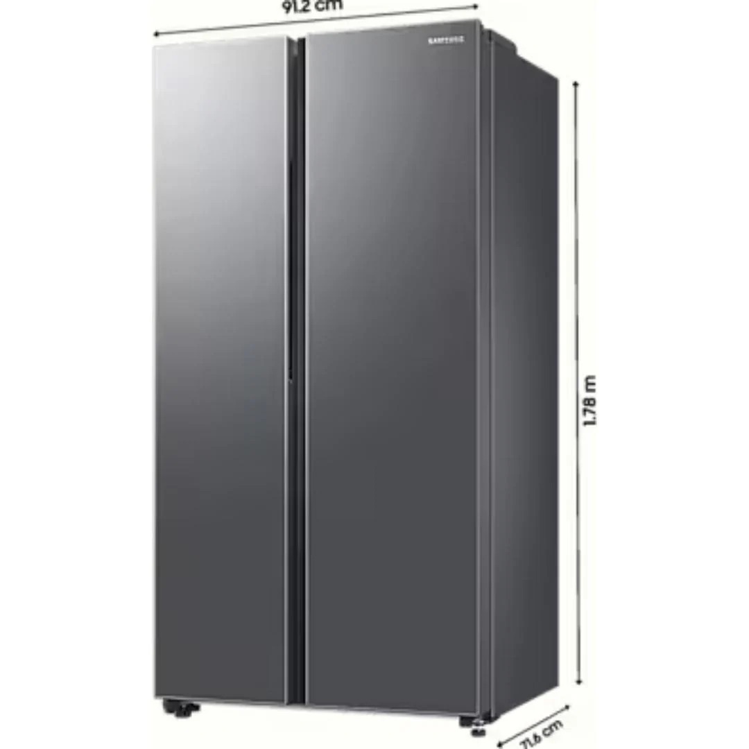 Samsung 653L Smart Conversion Side-by-Side Refrigerator RS76CG80X0S9