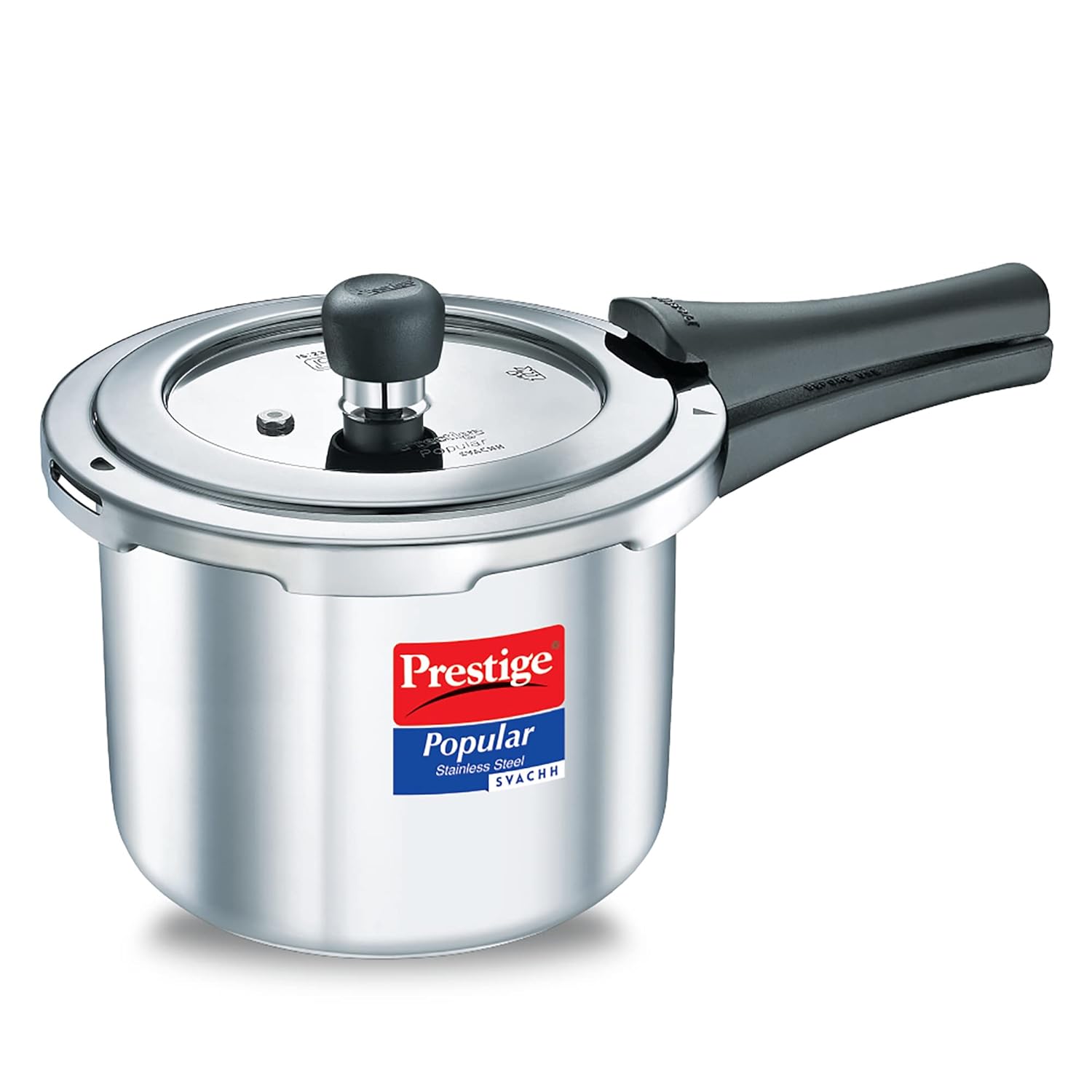 Prestige Popular Svachh 3L Stainless Steel Pressure Cooker (20172)